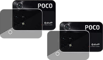 YCHROZE Back Camera Lens Glass Protector for Poco M4Pro(Pack of: 2)