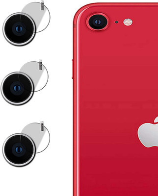 LIGHTWINGS Back Camera Lens Glass Protector for Apple iPhone SE (2020)(Pack of: 3)