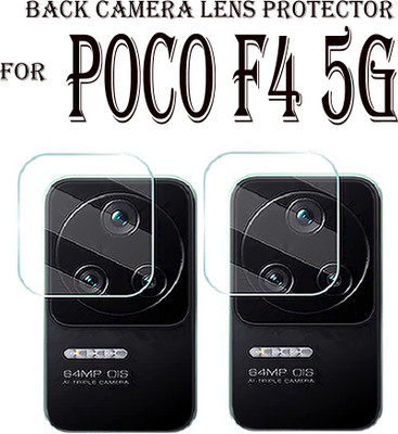 EJZATI Back Camera Lens Glass Protector for POCO F4 5G(Pack of: 2)