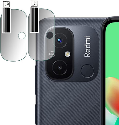 HIRDESH Back Camera Lens Glass Protector for Redmi 12C(Pack of: 2)