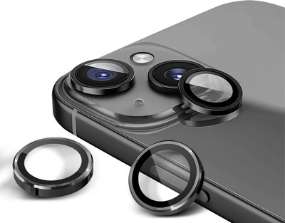 GRIPP Back Camera Lens Ring Guard Protector for Apple iPhone 15 | iPhone 15 Plus (Black)(Pack of: 1)