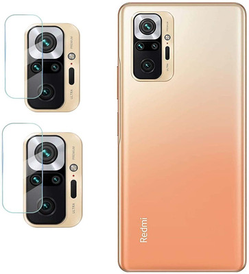 RANKART Back Camera Lens Glass Protector for Xiaomi Redmi Note 10 Pro With 9H Hardness, Air Bubble Free, Ultra HD(Pack of: 2)