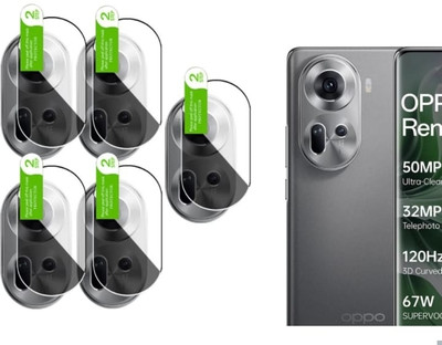 DB Back Camera Lens Glass Protector for OPPO RENO 11 5G CAMERA LENS (PACK OF 5)(Pack of: 5)