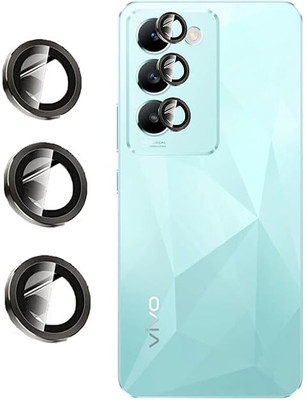 KHR Back Camera Lens Ring Guard Protector, Camera Lens Glass Protector for Vivo T3 5G Alloy Ring, Edge to Edge Coverage and Easy Installation(Pack of: 3)