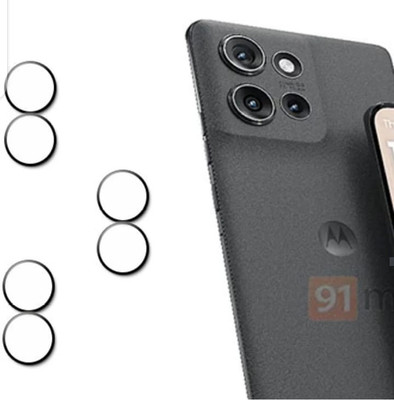 Ahwaveeda Back Camera Lens Glass Protector for MOTOROLA EDGE 50 CAMERA LENS (PACK OF 3)(Pack of: 3)