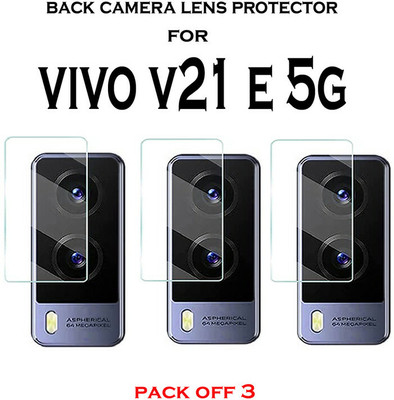 HIRDESH Back Camera Lens Glass Protector for VIVO V21E 5G(Pack of: 3)