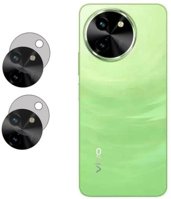 NIRUCINDL Back Camera Lens Glass Protector for Vivo T3X 5G With 9H Hardness, Air Bubble Free, Anti-Shock, Ultra HD(Pack of: 2)