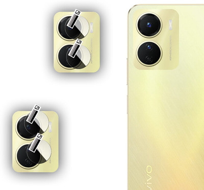 DAFFIN Back Camera Lens Glass Protector for Vivo Y16(Pack of: 2)