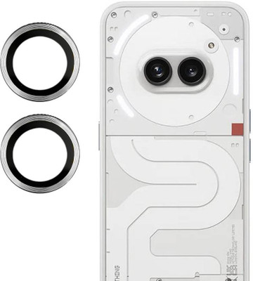 Mobeezy Back Camera Lens Ring Guard Protector for Nothing Phone 2a Metal Based 3D Camera Ring Guard (Multicolour)(Pack of: 1)