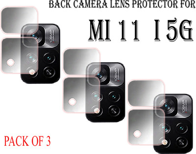 EJZATI Back Camera Lens Glass Protector for MI 11i 5G(Pack of: 3)