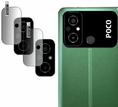 HIRDESH Back Camera Lens Glass Protector for POCO C55(Pack of: 2)