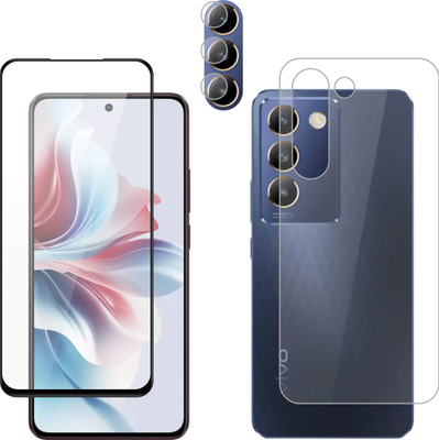 Vatsin Front & Back Camera Lens Glass Protector for ViVO Y200e 5G, Front and Back Tempered Glass for ViVO Y200e 5G(Pack of: 3)
