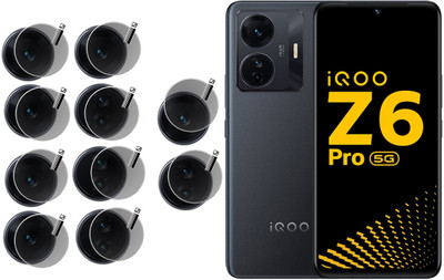 Hideous Back Camera Lens Glass Protector for iQOO Z6 Pro 5G(Pack of: 5)