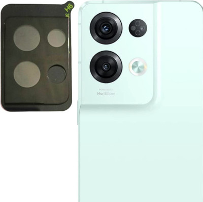 Evett Back Camera Lens Glass Protector for Oppo Reno8 Pro 5g Slim 9H Strong Glass Full Coverage, Scratch Resistant(Pack of: 1)