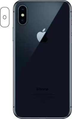 M A ZONE Back Camera Lens Glass Protector for IPHONE XS(Pack of: 1)