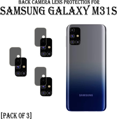 ejzatex Back Camera Lens Glass Protector for SAMSUNG GALAXY M31s(Pack of: 3)