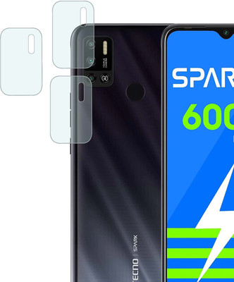 MOKPLZ Back Camera Lens Glass Protector for TECNO SPARK 6 AIR(Pack of: 3)