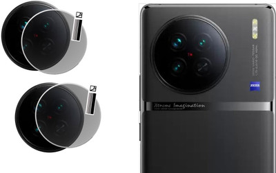 DAFFIN Back Camera Lens Glass Protector for vivo X90(Pack of: 2)