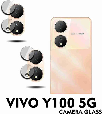 FINCH Back Camera Lens Glass Protector for VIVO Y100 5G CAMERA GLASS(Pack of: 2)