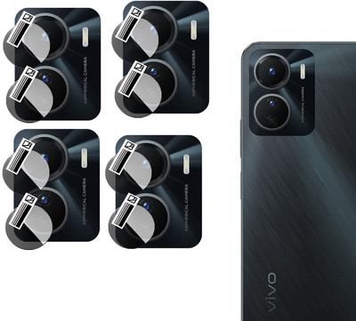 EZGER Back Camera Lens Glass Protector for Vivo Y16(Pack of: 4)