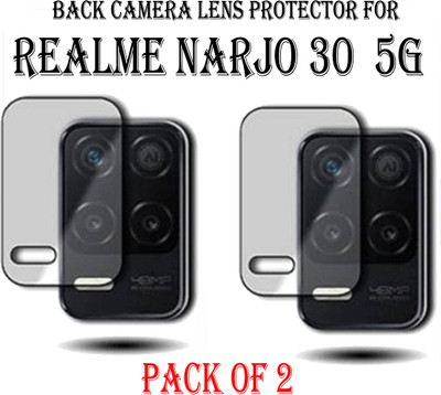 EJZATI Back Camera Lens Glass Protector for REALME NARZO 30 5G(Pack of: 2)