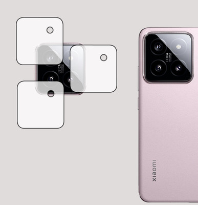 EJZATEX Back Camera Lens Glass Protector for XIAOMI 14, BACK CAMERA LENS PROTECTOR(Pack of: 3)