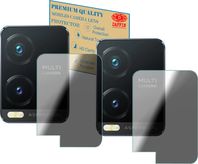 DAFFIN Back Camera Lens Glass Protector for vivo T1X(Pack of: 2)