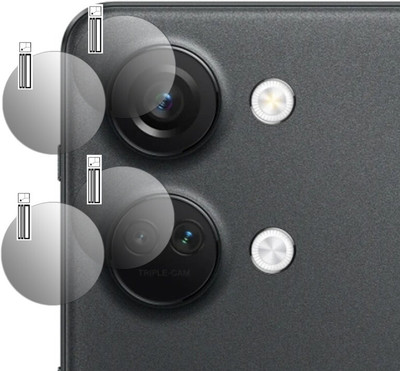 HIRDESH Back Camera Lens Glass Protector for OnePlus Nord 3 5G(Pack of: 2)