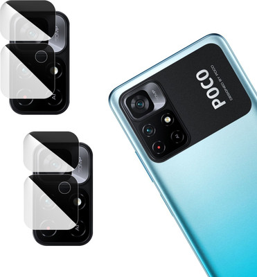 DAFFIN Back Camera Lens Glass Protector for POCO M4 Pro 5G(Pack of: 2)