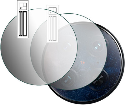 HIRDESH Back Camera Lens Glass Protector for Vivo x90 5g(Pack of: 2)