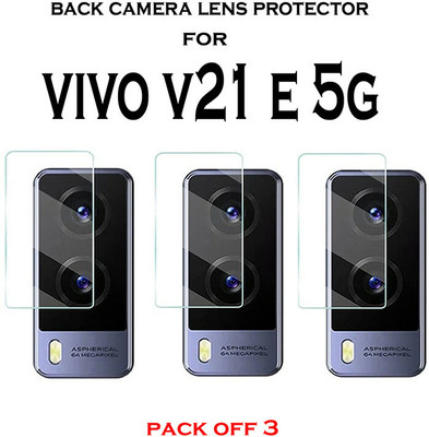 HIRDESH Back Camera Lens Glass Protector for VIVO V21E 5G(Pack of: 3)