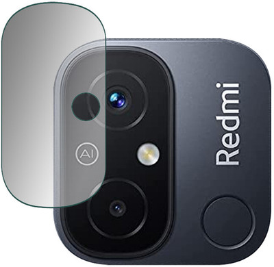 DOUMOF Back Camera Lens Glass Protector for Redmi 12C BACK CAMERA(Pack of: 1)