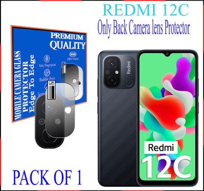 DAFFIN Back Camera Lens Glass Protector for Redmi 12C(Pack of: 1)