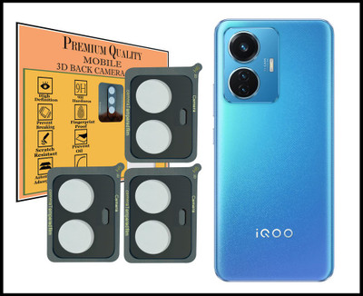 Hideous Back Camera Lens Glass Protector for iQOO Z6 44W(Pack of: 3)