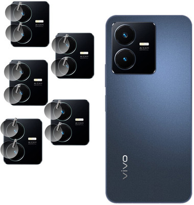 DAFFIN Back Camera Lens Glass Protector for Vivo Y22(Pack of: 5)
