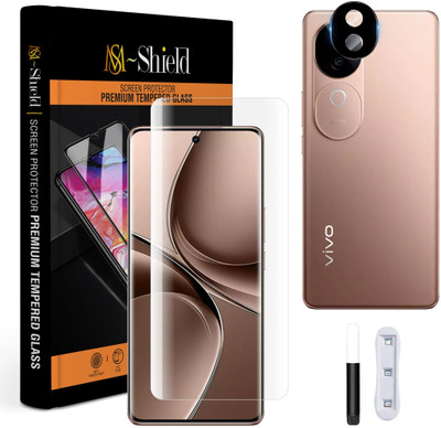 MS-Shield Back Camera Lens Glass Protector for Vivo V40e 5G, with 3D Curved Full Screen Coverage Tempered Glass(Pack of: 1)