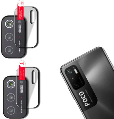 DAFFIN Back Camera Lens Glass Protector for Poco M3 Pro 5G(Pack of: 2)