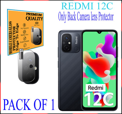 DAFFIN Back Camera Lens Glass Protector for Redmi 12C(Pack of: 1)