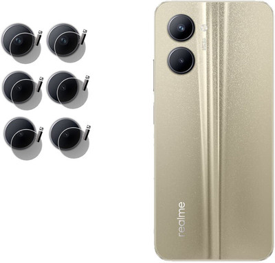 DAFFIN Back Camera Lens Glass Protector for realme C33(Pack of: 3)