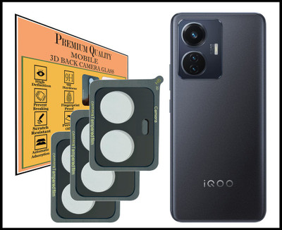 Hideous Back Camera Lens Glass Protector for iQOO Z6 44W(Pack of: 3)