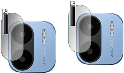 YCHROZE Back Camera Lens Glass Protector for POCO C51(Pack of: 2)