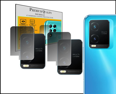 HIDEOUS Back Camera Lens Glass Protector for Vivo T1X(Pack of: 2)
