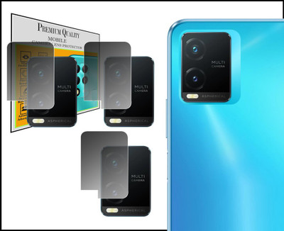 Ychroze Back Camera Lens Glass Protector for Vivo T1X(Pack of: 3)