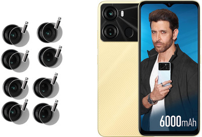 DAFFIN Back Camera Lens Glass Protector for Itel P40(Pack of: 4)