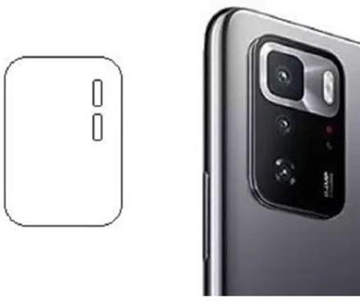tiddler Back Camera Lens Glass Protector for Xiaomi Poco X3 GT(Pack of: 5)