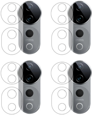 ISAAK Back Camera Lens Glass Protector for Vivo T3 Ultra(Pack of: 4)