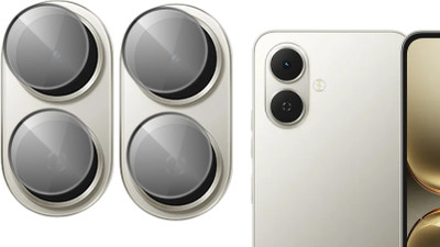 DAFFIN Back Camera Lens Glass Protector for tecno spark go 2(Pack of: 2)