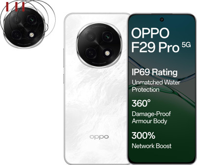 EJZATEX Back Camera Lens Glass Protector for OPPO F29 PRO 5G, BACK CAMERA LENS PROTECTOR(Pack of: 3)