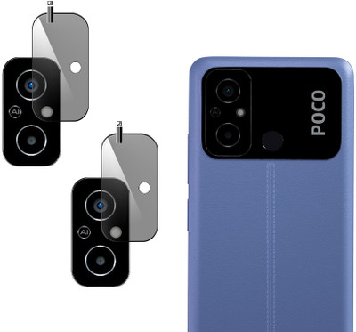 Ezger Back Camera Lens Glass Protector for POCO C55(Pack of: 2)