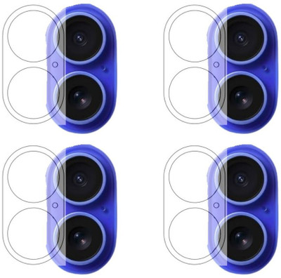 ISAAK Back Camera Lens Glass Protector for iPhone 16(Pack of: 4)
